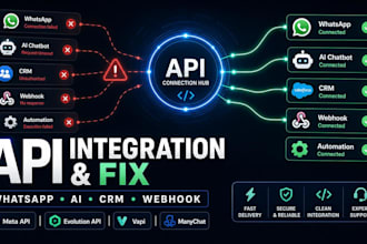 fix meta api whatsapp evolution api ai chatbot vapi manychat api crm deployment