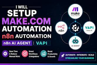 setup make com make com automation n8n automation n8n ai agent vapi