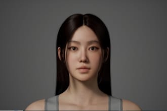 do realistic hair groom, 3d realistic  xgen hair, 3d hair unreal hair metahuman