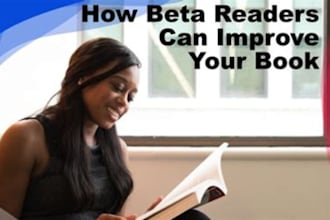 beta read your novel and give honest and helpful feedbacks