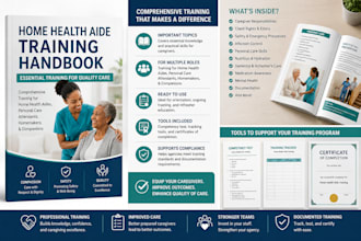 create a home health aide training handbook