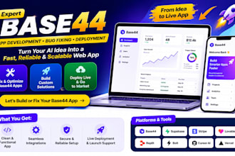 fix and launch your broken or unfinished base44 app