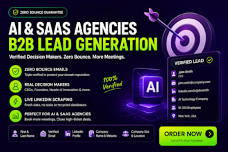 do zero bounce b2b lead generation for ai and saas agencies