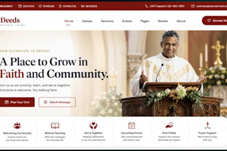 do wix author website, church website, christian, ministry, and donation website