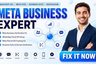 fix and setup meta google business profile verification whatsapp API business