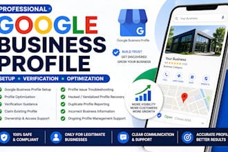 setup verified google my business profile for your business gmb profile creation