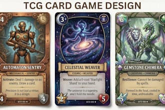 design tcg ccg card templates, trading card tarot card table top card game frame