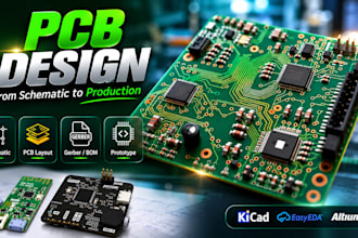 do hardware prototyping, schematic, pcb design, arduino, esp32, esp8266, stm32