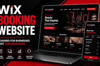 design wix booking website, appointment booking and online scheduling site