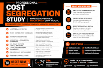 do a professional cost segregation study for your property