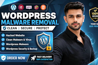 remove wordpress malware, fix hacked site, virus and security issues