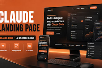 create a claude landing page with claude code  website claude ai landing page