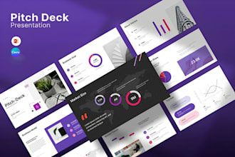 design proposal investor pitch deck, redesign sponsorship deck employee handbook