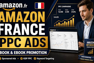 do france amazon ads ppc ads campaign sponsored ads book promotion ebook promo