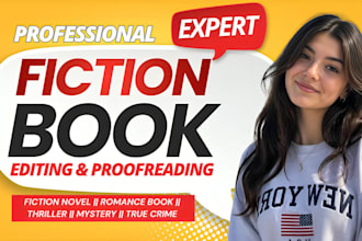 copyedit and book proofread your fiction novel, fantasy, romance book editor