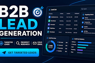 do b2b lead generation targeted lead list verified email leads cold email leads