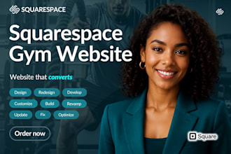 build squarespace fitness studio website barre classes pilates courses website