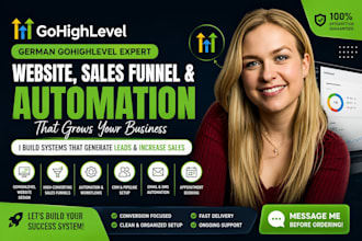 german gohighlevel expert german salesfunnel  german highlevelwebsite german ghl