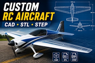 design custom rc planes and aircraft cad