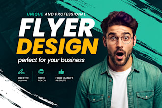 design business corporate flyers for marketing and promotion