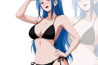 draw the most nsfw anime art