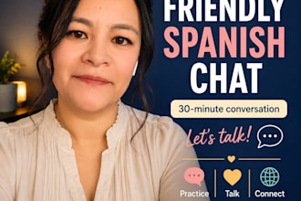 be your friendly spanish conversation partner