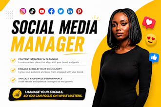 be organic tiktok instagram social media manager, youtube virtual assistant VA