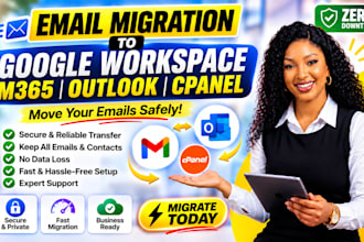 migrate email to google workspace g suite microsoft 365 outlook cpanel zero
