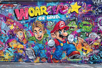 design graffiti designs, murals and wall arts