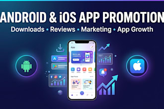 download android app, ios app, app review, app promotion and app marketing