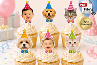 customized cake toppers for birthday party and anniversary