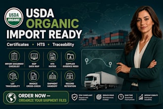 organize usda organic import traceability documents