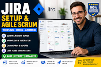 setup and configure jira software for agile scrum project management
