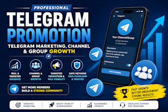 do telegram promotion, telegram marketing, channel and group growth