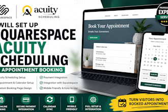 set up squarespace acuity scheduling and appointment booking