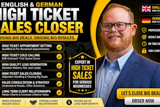 high ticket sales closer lead generation sales person high ticket sales closer