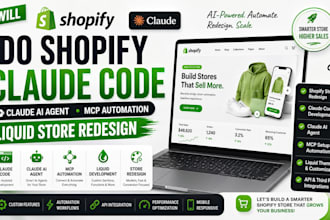 do shopify claude code claude ai agent mcp automation liquid store redesign