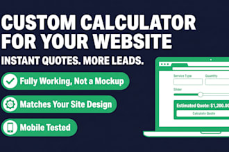 build a custom calculator tool for your website
