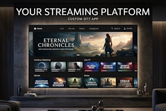 build a premium white label ott streaming app for your brand with admin panel