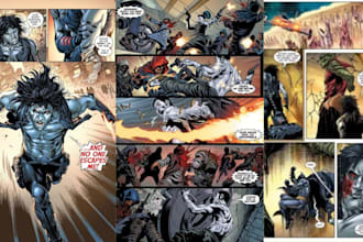 do comic book illustration comic art graphic novel comic pages