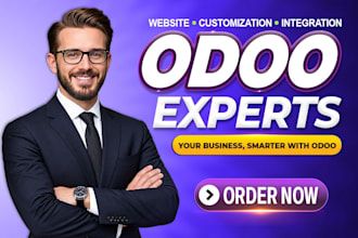 do odoo module development, website design, odoo customization and integration