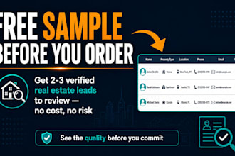 do real estate lead generation with verified contacts