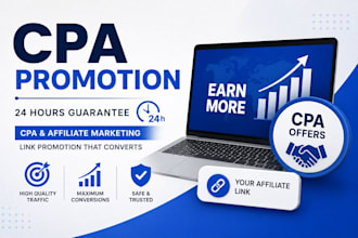 do guarantee 24 hours cpa marketing earning affiliate link promotion