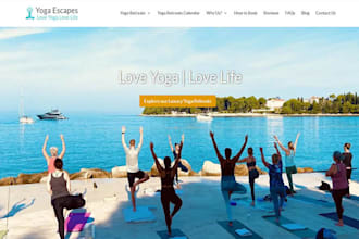 build wix yoga retreat website wix healing website wellness ayurveda website