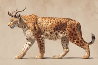create realistic animal illustration