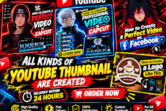 design viral youtube thumbnail for gaming and vlog