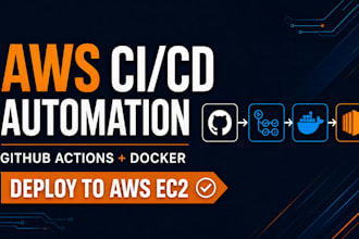 set up AWS ci cd pipeline with github actions and docker