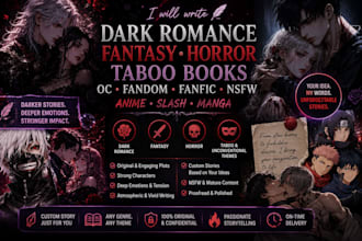 dark romance fantasy horror taboo books oc fandom fanfic nsfw anime slash manga