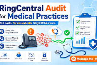 ringcentral audit medical office voip admin cut phone bill hippa telecom savings
