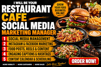 be your restaurant cafe social media marketing manager